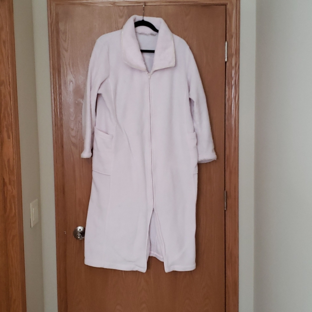 Blush plush robe